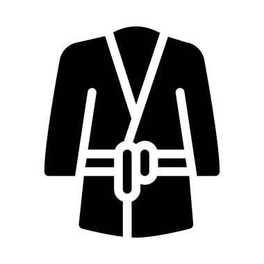 Otel banyo bornoz, vektör tasarımı