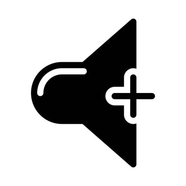 Basit vektör artırmak ses simgesinin resmi