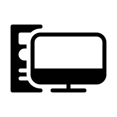 Basit vektör çizim simgesini Tower Masaüstü bilgisayar