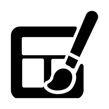 Tema şablonu tasarım basit vektör çizim