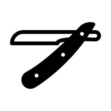 Keskin tıraş jilet basit vektör çizim