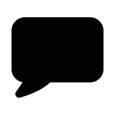 Konuşma Meydanı balonu basit vektör çizim