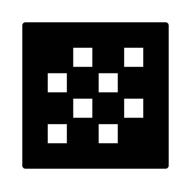 Kapalı oyun satranç tahtası, basit siyah çizgi resimde beyaz arka plan üzerinde