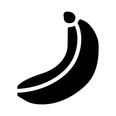 Beyaz arka plan üzerinde muz yenilebilir meyve