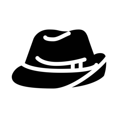 Trendy şık beyaz arka plan üzerinde izole şapka