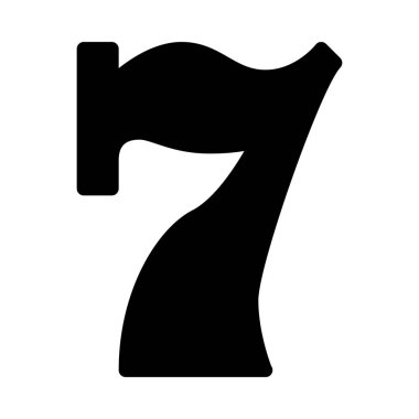 Sayısal yuva veya sembol basit vektör çizim