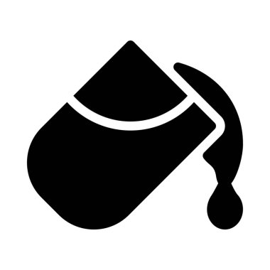 Beyaz arka plan üzerinde izole Boya Kovası aracı 