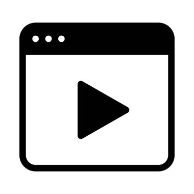 Multimedya Web hizmeti basit vektör çizim