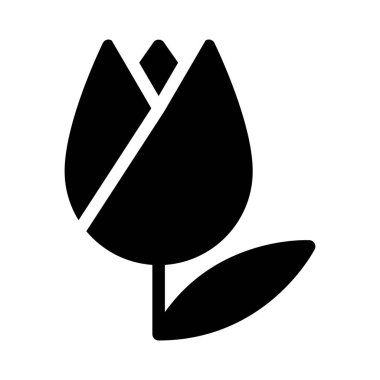 Lale çiçek basit vektör çizim