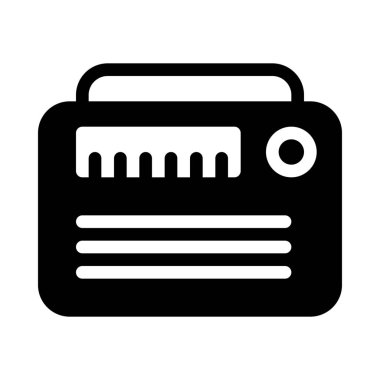 Beyaz arka plan üzerinde izole Hava radyo 