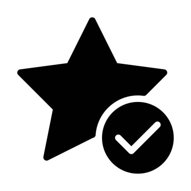 Basit vektör çizim simgesini Star puan işareti