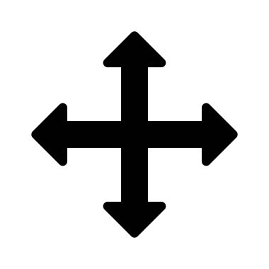 Beyaz arka plan üzerinde tüm yön seçin