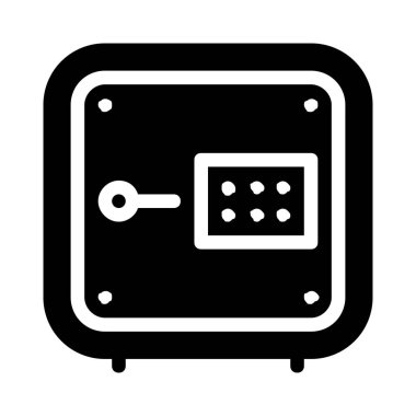 Banka kasası, vektör tasarımı