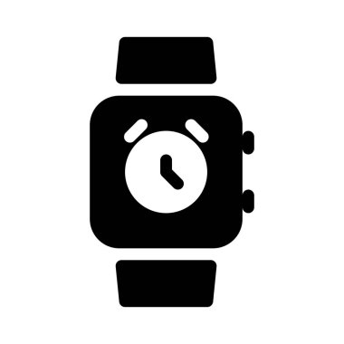 bildirim kadar Smartwatch uyku modundan çıkarma basit vektör çizim