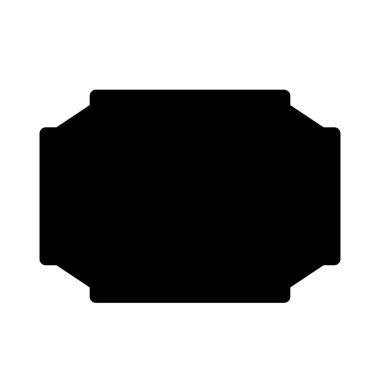 Basit vektör çizim konik çerçeve biter