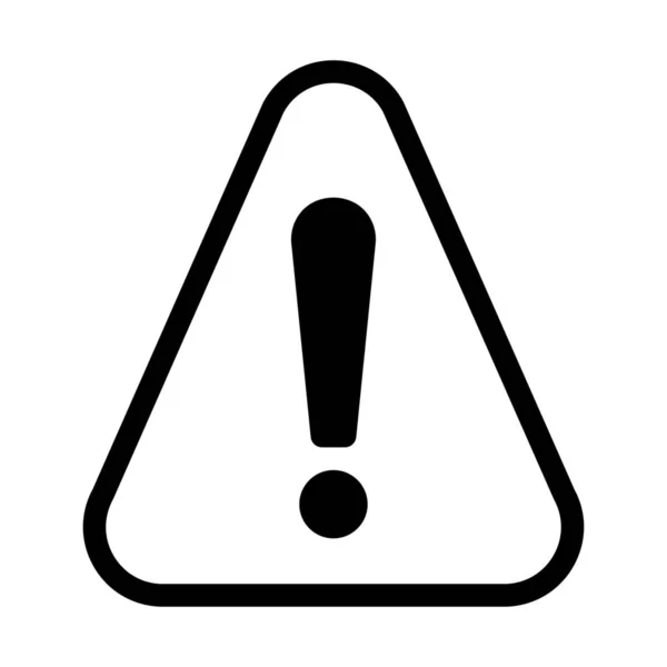 Simple Vector Illustration Icon Attention Warning Sign — Stok Vektör