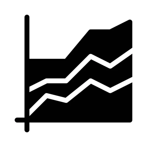 Grafico Dei Frammenti Streamgraph — Vettoriale Stock