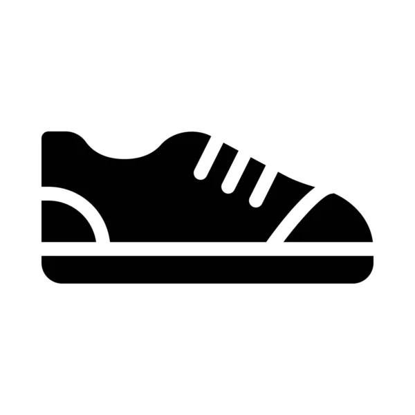 Illustration Vectorielle Simple Fitness Sport Shoe — Image vectorielle