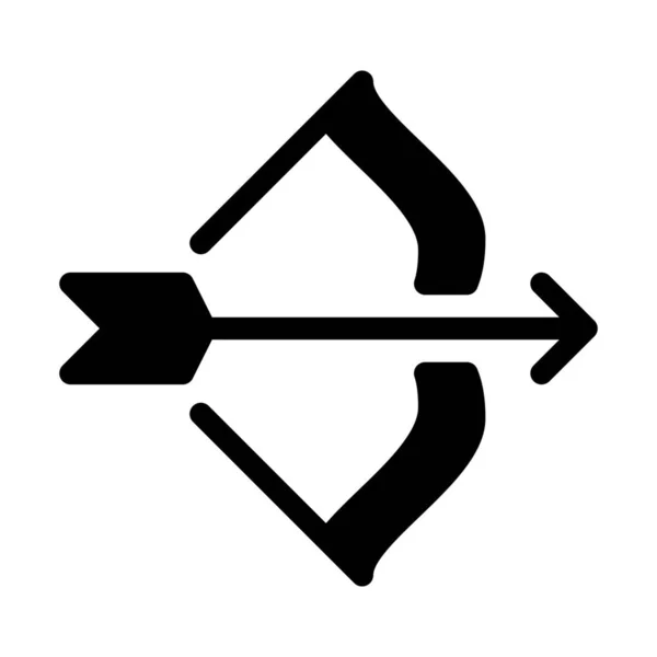 Einfache Vektor Illustration Des Pfeilzeichens Des Sagittarius Bogens — Stockvektor