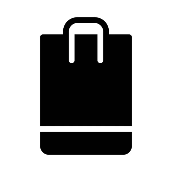 Ilustração Vetorial Simples Tote Shopping Bag — Vetor de Stock