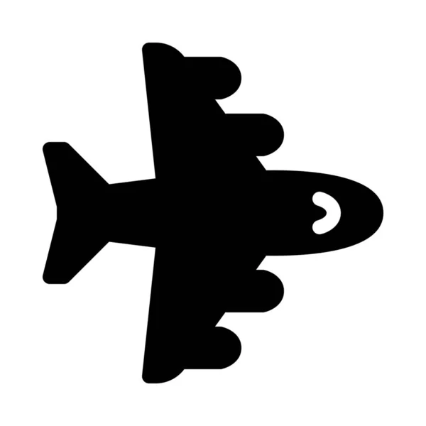 Kargo Teslimat Uçağı Beyaz Arka Plan Üzerinde Izole — Stok Vektör