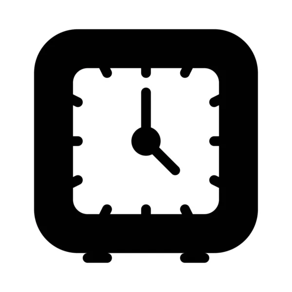 小さな目覚まし時計ベクトル図 — ストックベクタ
