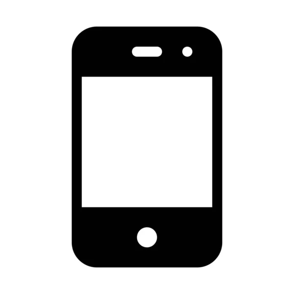 携帯電話の小さな画面の簡単なベクトル イラスト — ストックベクタ