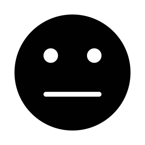 Ilustração Vetorial Simples Estreito Expressão Emoji —  Vetores de Stock