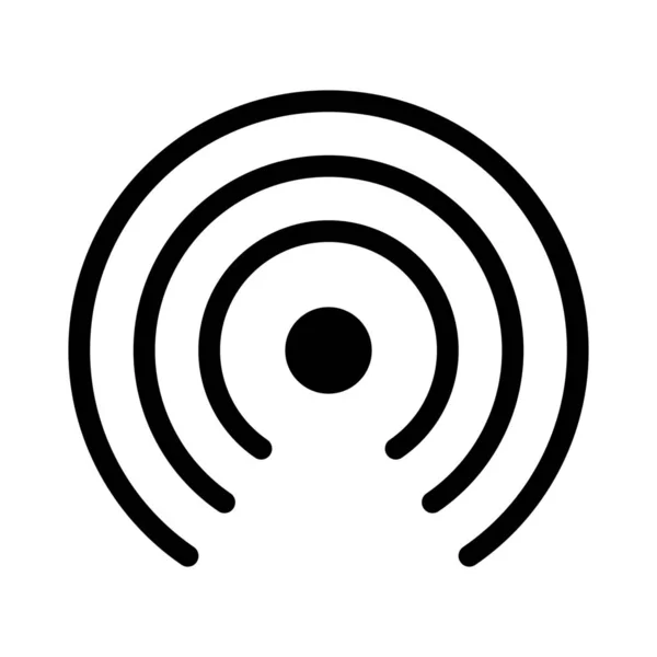 Enkla Vektorillustration Wifi Tethering Symbol — Stock vektor