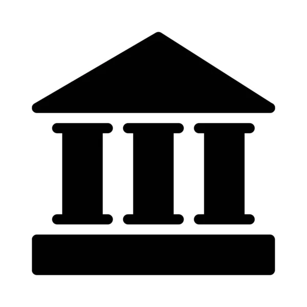 Bâtiment Banque Conception Vectorielle — Image vectorielle