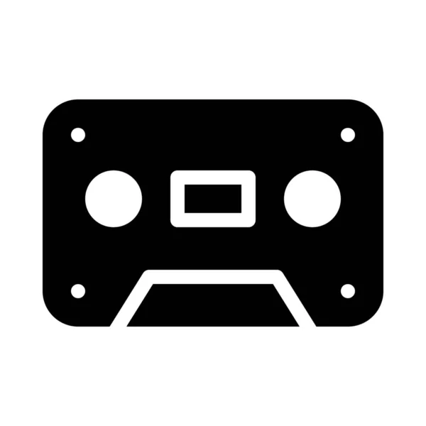Cassetta Audio Vecchio Stile — Vettoriale Stock