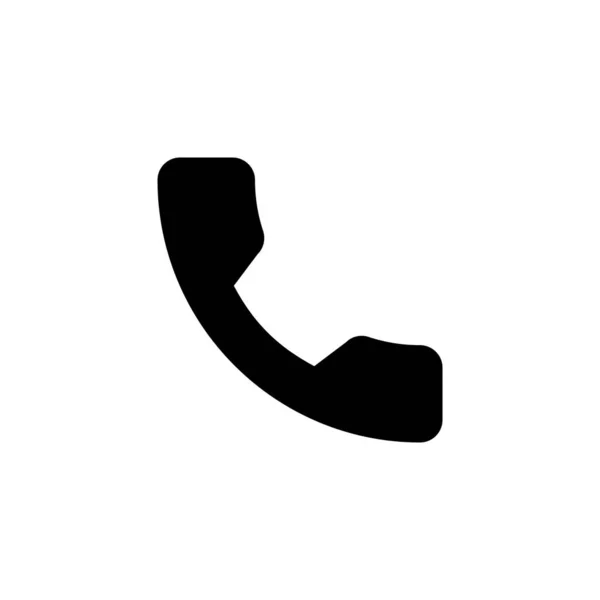 Call Dial Icon Isolated White — 스톡 벡터