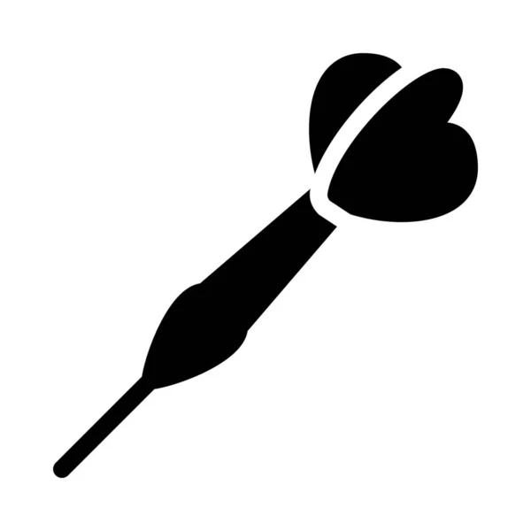 Pointy Darts Arrow Белом Фоне — стоковый вектор