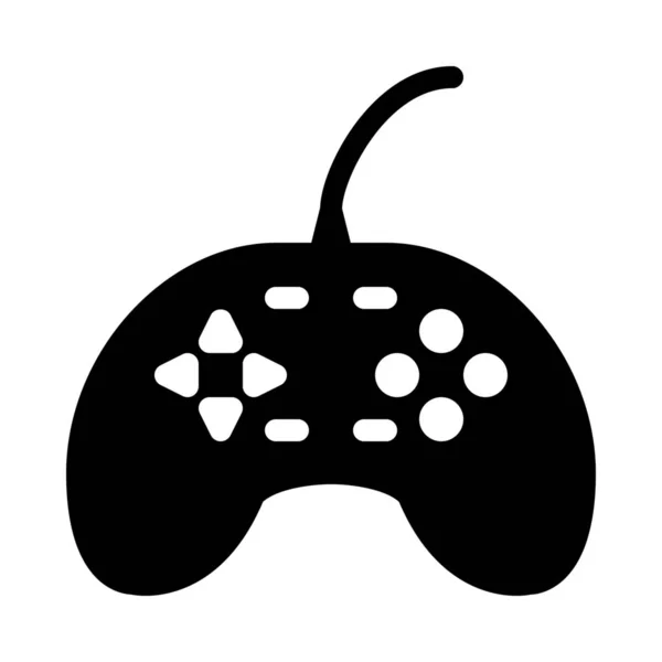 Console Jeu Gamepad Isolé Sur Fond Blanc — Image vectorielle