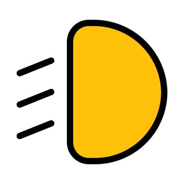 Düşük ışın Far, vektör çizim