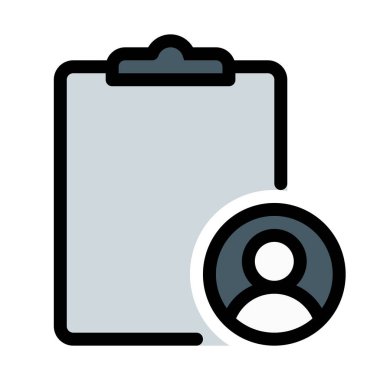 Kişisel görev listesi, vektör çizim