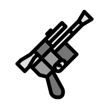 Çocuklar lazer silahı, basit simgesi