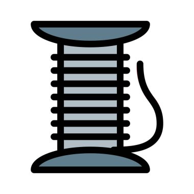 Bobin thread vektör çizim dikiş 