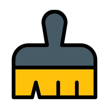 Boya Fırçası aracı vektör çizim