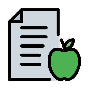 Butrition diyet grafik, vektör çizim