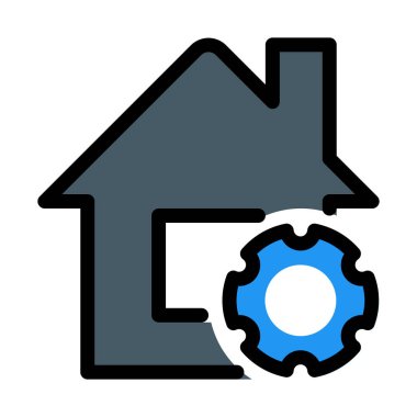 Beyaz arka plan üzerinde izole güç ev