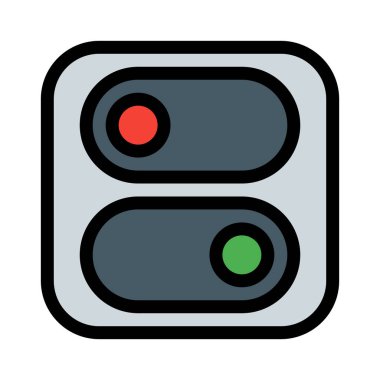 Açma ve kapatma vektör çizim 