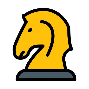 Şövalye satranç oyunu, basit simgesi