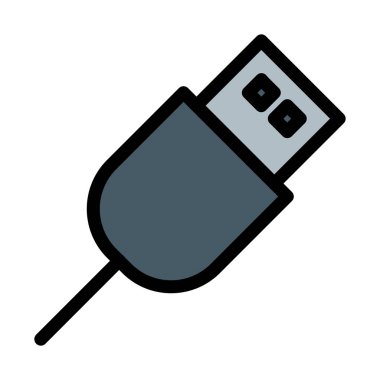 Evrensel seri veri yolu vektör çizim 