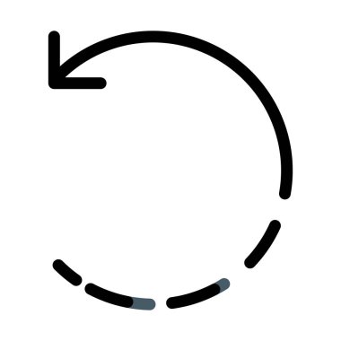 Döndürme aracı özellik, basit soyut vektör çizim 