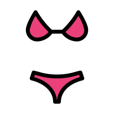 Bikini veya mayo vektör çizim 