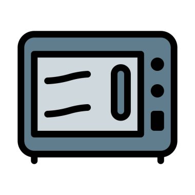 Mikrodalga işaret, vektör çizim