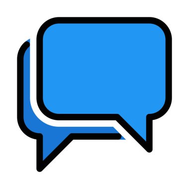 Konuşma kabarcıklar konuşma vektör çizim 