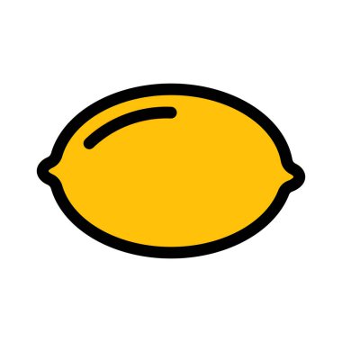 Narenciye organik limon, vektör çizim