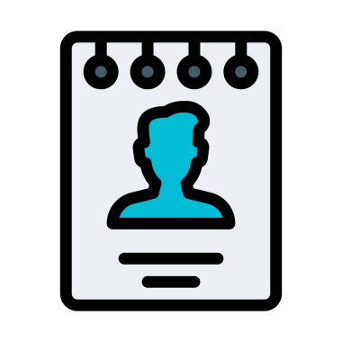 Beyaz arka plan üzerinde erkek Kullanıcı günlük günlüğü vektör çizim